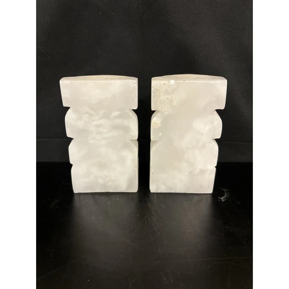 Vintage Lead Crystal Bookends Unbranded